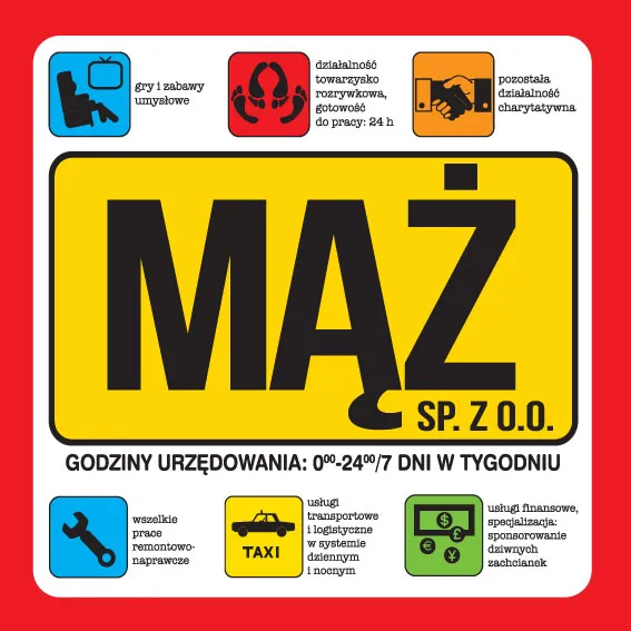 Podkładka pod kubek - Mąż sp. z o.o.