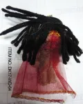 Brelok Anty Voodoo Doll - Boska Isabel w masce - 2