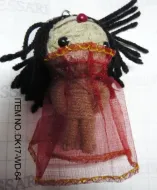 Brelok Anty Voodoo Doll - Boska Isabel w masce