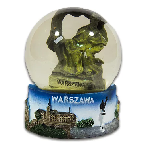 Szklana kula 8cm - Warszawa (Fryderyk Chopin)