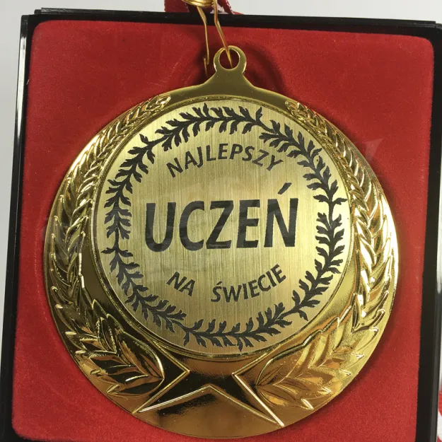Medal w etui - Najlepszy uczeń na świecie