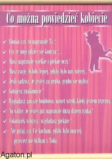Dyplom - Co można powiedzieć kobiecie