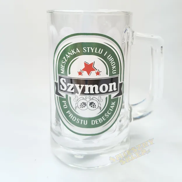 Kufel 0.3L - Szymon Mieszanka stylu i uroku po prostu debeściak