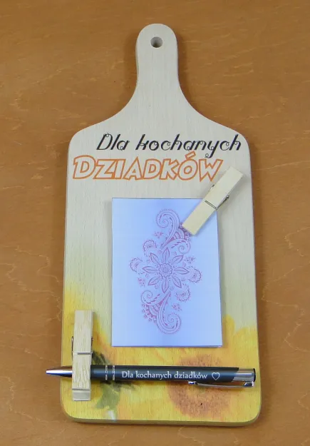 Deska organizator + długopis - Dla kochanych Dziadków