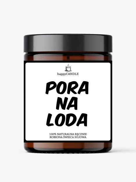 Świeczka sojowa - Pora na loda