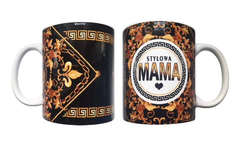 Kubek A - Stylowa Mama (ornamenty)