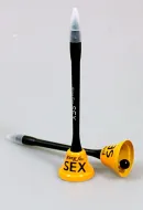 Długopis z żółtym dzwonkiem - Ring for sex