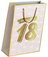 Torebka - W dniu urodzin 18 (różowa korona)