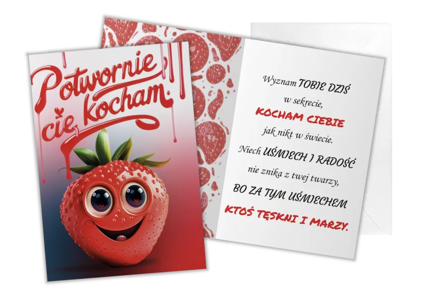 Karnet B6 - Potwornie Cię Kocham