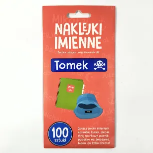 Naklejki imienne 100 szt. - Tomek