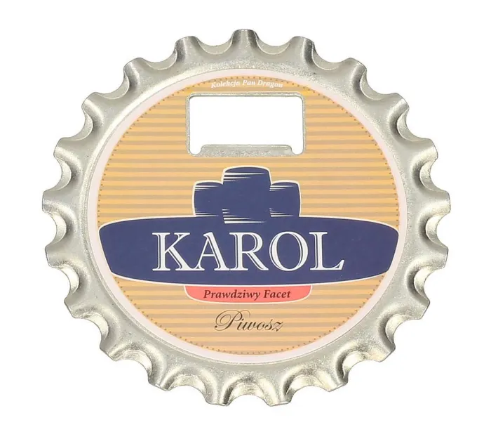 Otwieracz, podstawka, magnes 3w1 - Karol - prawdziwy facet