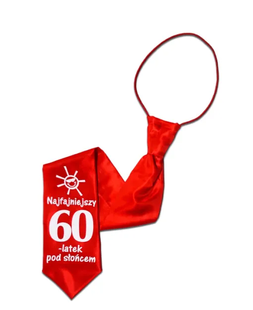 Krawat czerwony - Najfajniejszy 60-ciolatek pod słońcem