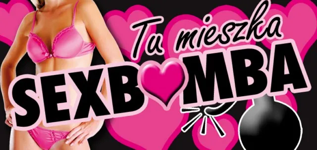 Tabliczka 3D - Tu mieszka SexBomba