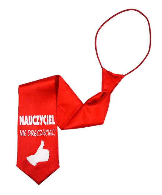 Krawat czerwony - Nauczyciel nie dręczyciel