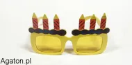 Okulary - świeczki urodzinowe