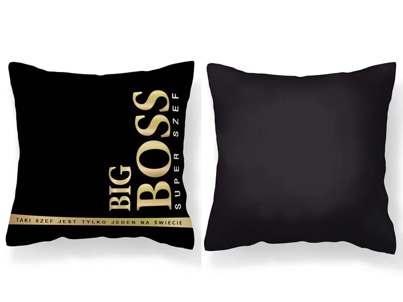 Poduszka Kukartka - Big Boss. Super Szef. Taki Szef jest tylko jeden na świecie.