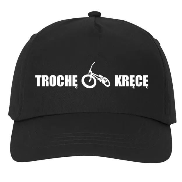Czapka z daszkiem (czarna) - Trochę kręcę