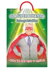 Torebka M - Dla super bohatera zwanego Dziadkiem - który jak nikt czyta w myślach