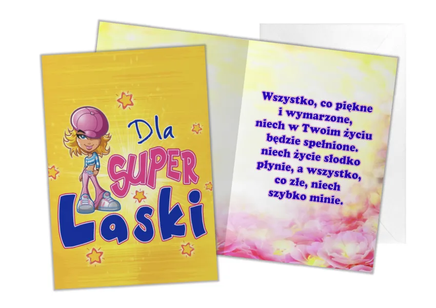 Kartka C5 - Dla Super Laski