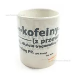 Kubek Trepps - Kawa zawiera 1.5 - 2.3% alkaloidu kofeiny, do 15% tłuszczu, ... - 2