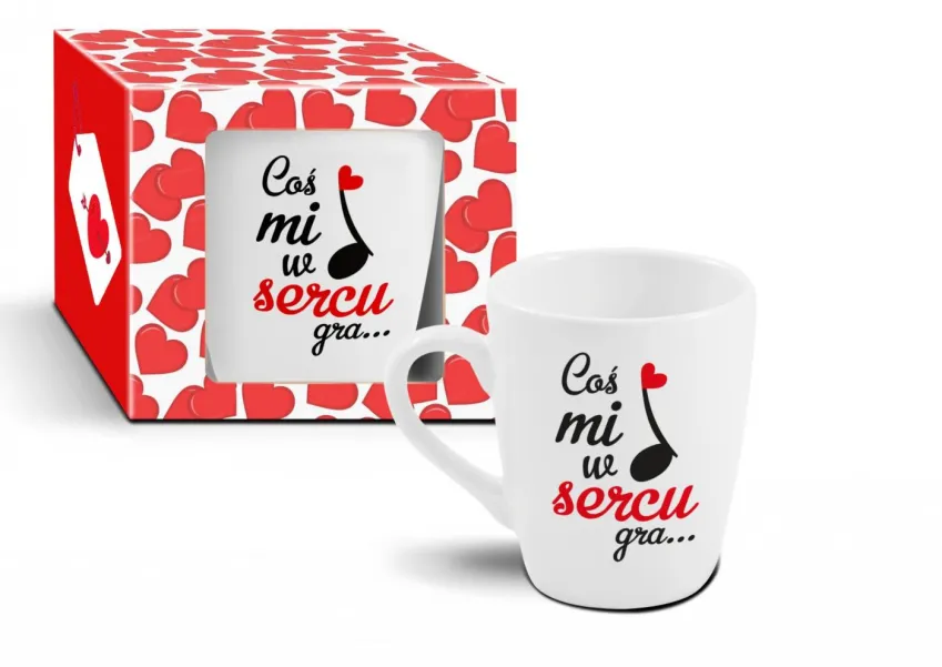 Kubek baryłka 300ml - Coś mi w sercu gra...