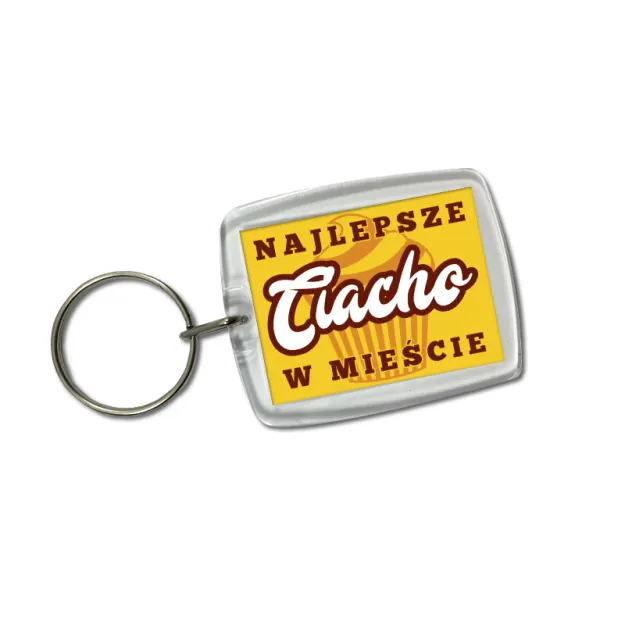 Brelok akrylowy - Najlepsze Ciacho w mieście