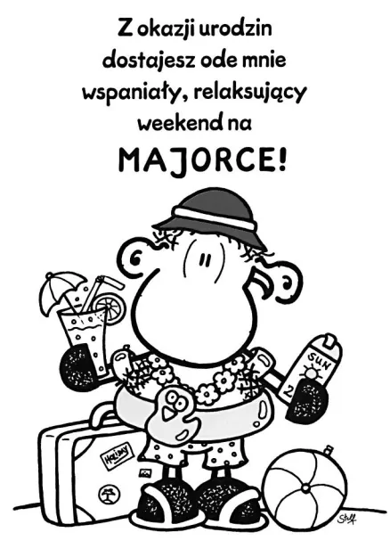 Karnet Sheepworld - Z okazji urodzi dostajesz ode mnie wspaniały, relaksujący weekend na Majorce