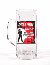 Kufel szklany - Dziadek 007 do zadań specjalnych