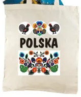 Torba bawełniana - Polska folk