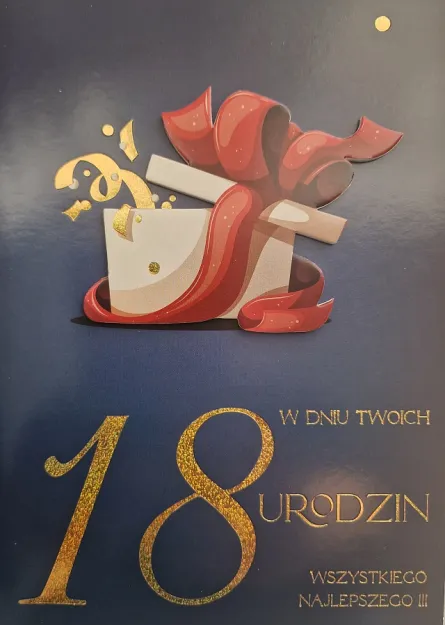 Karnet 3K - W dniu Twoich 18 urodzin
