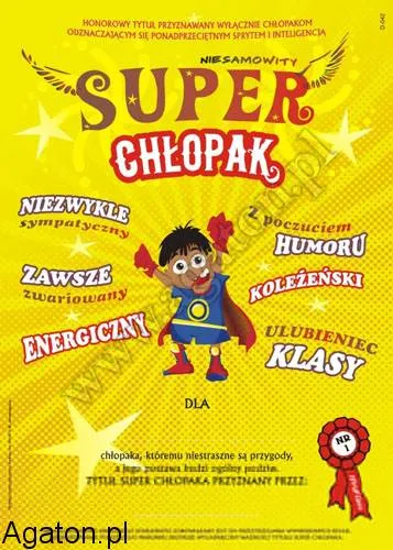 Dyplom - super chłopaka