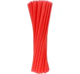 Słomki plastikowe 20 szt - Czerwone. Polska. Łączy nas piłka. - 2