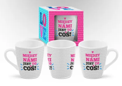 Kubek baryłka - Między nami jest to coś