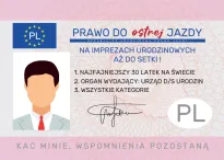 Karnet + prawo jazdy dla mężczyzny 30 - Na Twoim liczniku 30, dlatego w tej karcie znajdziesz soś ... do setki - 2