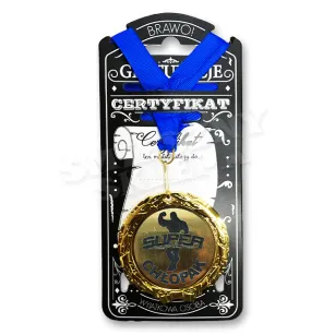 Medal w folii - Super chłopak (superman)