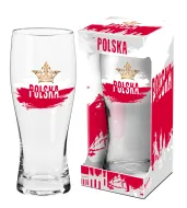 Szklanka do piwa - Polska (korona złota)