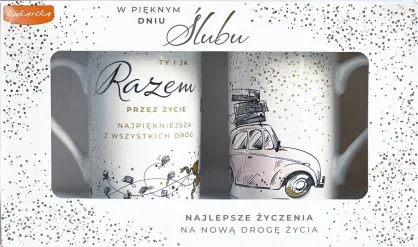 Kubki Para - Ty i Ja. Razem przez życie. Najpiękniejsza z wszystkich dróg.(uszkodzone opakowanie)