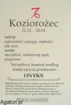 KOZIOROŻEC - Szczęsliwy kamień zodiaku - ONYKS - 2