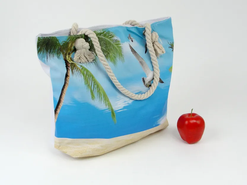 Torba plażowa pvc - Mewa, palma