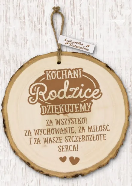 Eko sentencja - Kochani Rodzice. Dziękujemy za wszystko! Za wychowanie, za miłość...