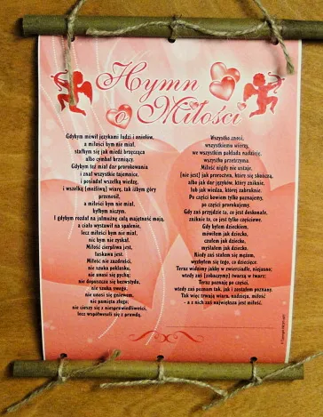Dyplom z bambusem - Hymn o miłości