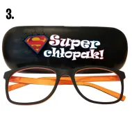 Etui na okulary czarne - Super Chłopak! (Superman)