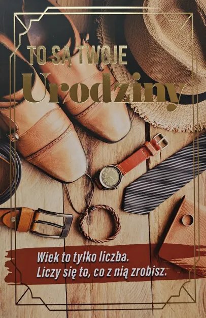 Karnet z wymiennnymi cyframi - To są Twoje Urodziny