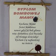 Dyplom z bambusem - Bombowej mamy