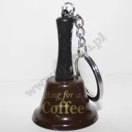 Dzwonek mały, brelok - Ring for a coffee - dzwonek na kawę