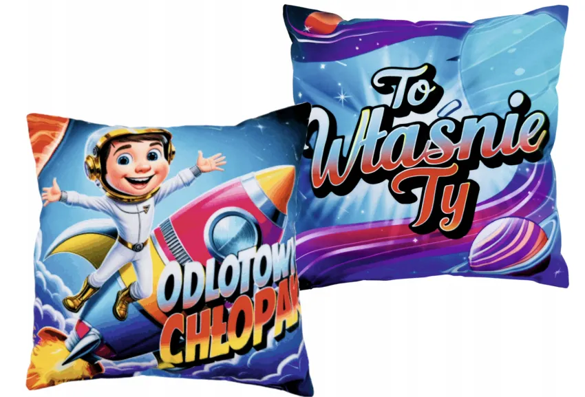 Poduszka obustronna mała - Odlotowy Chłopak / To właśnie TY