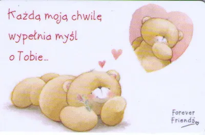 Karta kredytowa - Każdą moją chwilę wypełnia myśl o Tobie ...