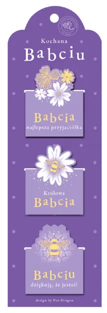 Zakładki magnetyczne do książki - Królowa Babcia, najlepsza przyjaciółka, dziękuję że jesteś