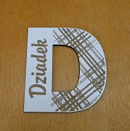 Magnesem literka D - Dziadek (kratka)