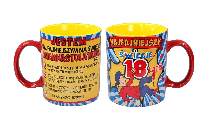 Kubek The Best - Najfajniejszy na świecie 18-latek